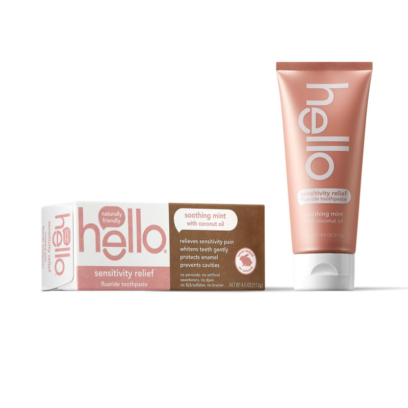 Pasta do zębów wrażliwych Hello Sensitive Relief Fluoride sklep online