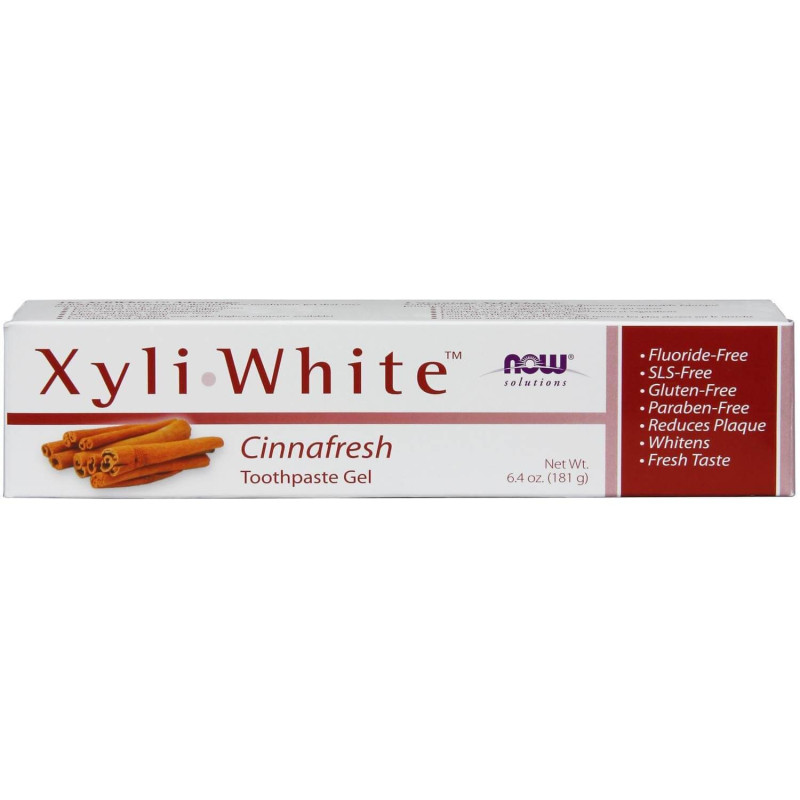 Pasta wybielająca do zębów żel cynamonowa 181 g Now Foods XyliWhite
