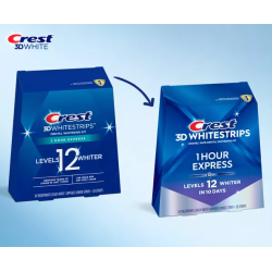 Paski wybielające do zębów oryginalne Crest 3D White Whitestrips 1 Hour Express