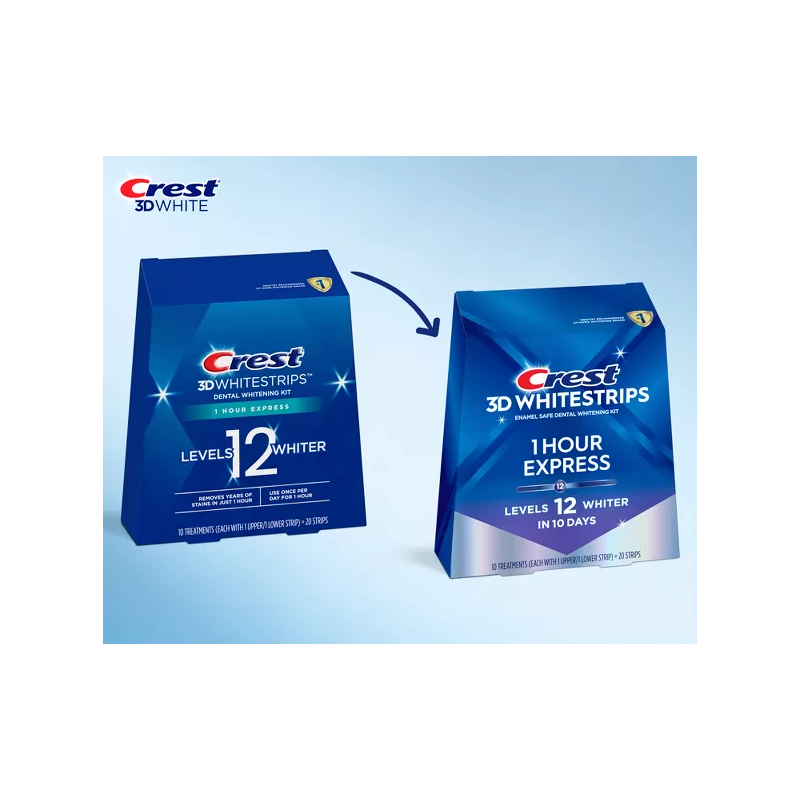 Paski wybielające 3D White Whitestrips 1 Hour Express