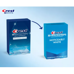 Paski wybielające do zębów oryginalne Crest Whitestrips Noticeably White