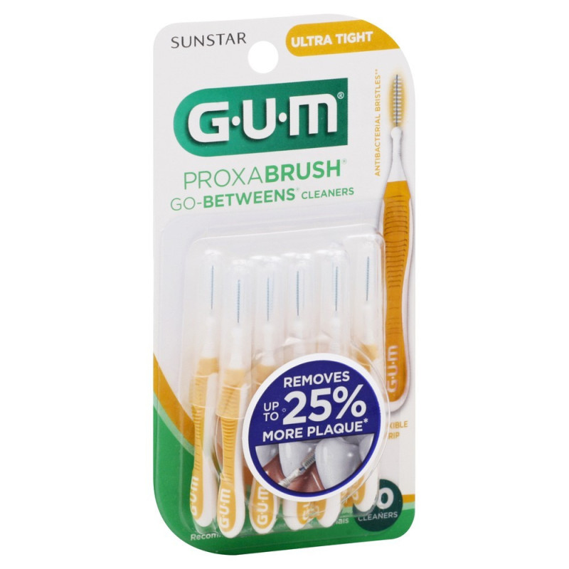 GUM Proxabrush Go-Betweens - Ultra cienkie pędzelki do czyszczenia między zębami
