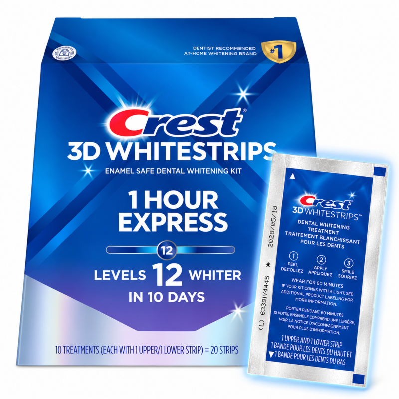 Paski wybielające Crest 3D Whitestrips 1 Hour Express