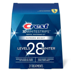 Paski wybielające do zębów oryginalne Crest 3D Whitestrips Supreme Flexfit