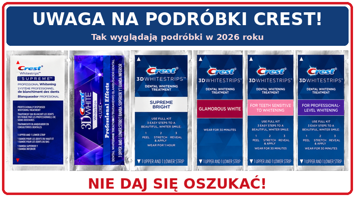Uwaga na podróbki Crest - tak wyglądają podróbki w 2026 roku. Nie daj się oszukać!